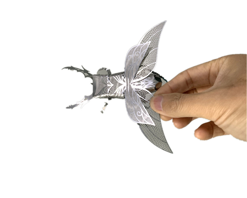 El modelo Adult Metal Puzzle del insecto de Diy 3D mancha el material de acero