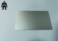 De plata llano anodizada grabó tarjetas de visita de aluminio 85x54m m
